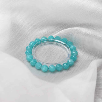 Natural Aquamarine Bracelet | for Confidence | Courage | Calm in Challenging Situations