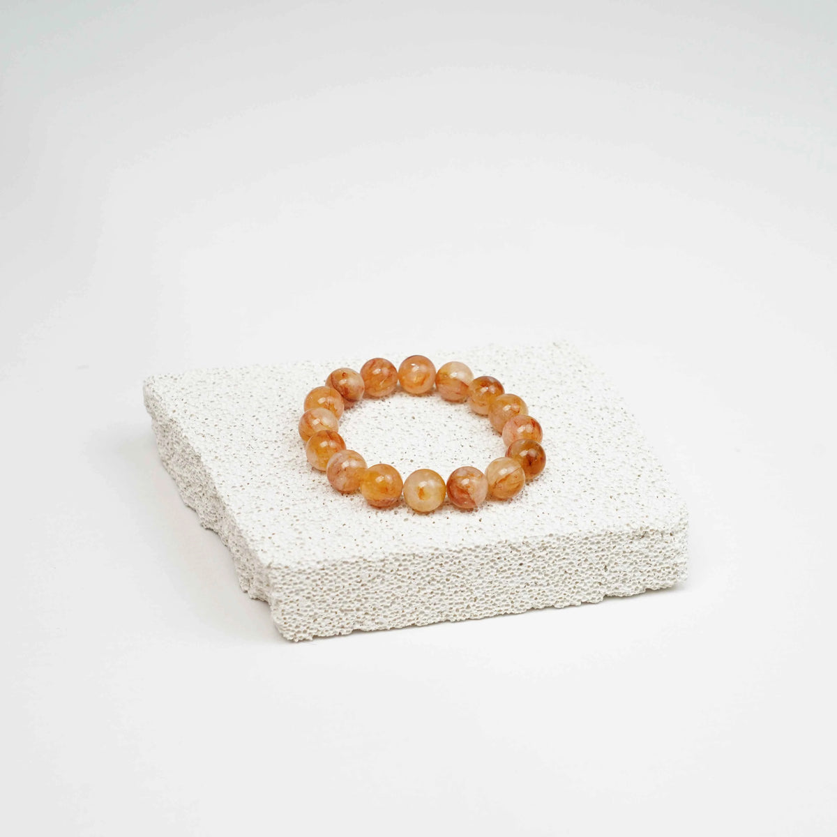 Golden Hematoid Quartz Bracelet | for Solar Plexus Energy Boost | Confidence | Vitality