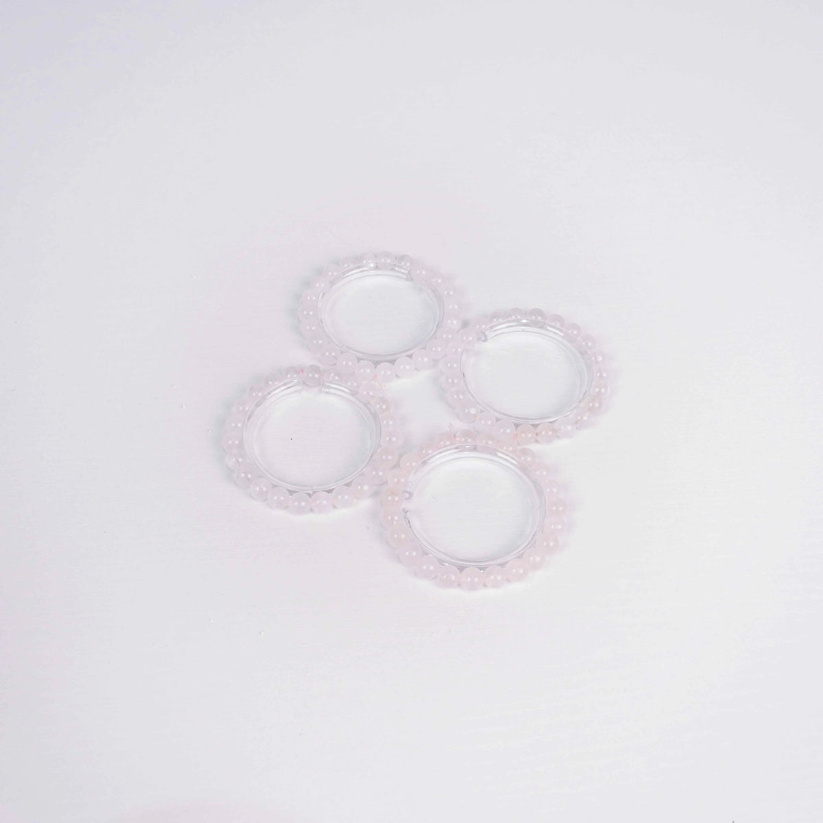 Mozambique Rose Quartz Bracelet | Natural Crystal Beads for Love