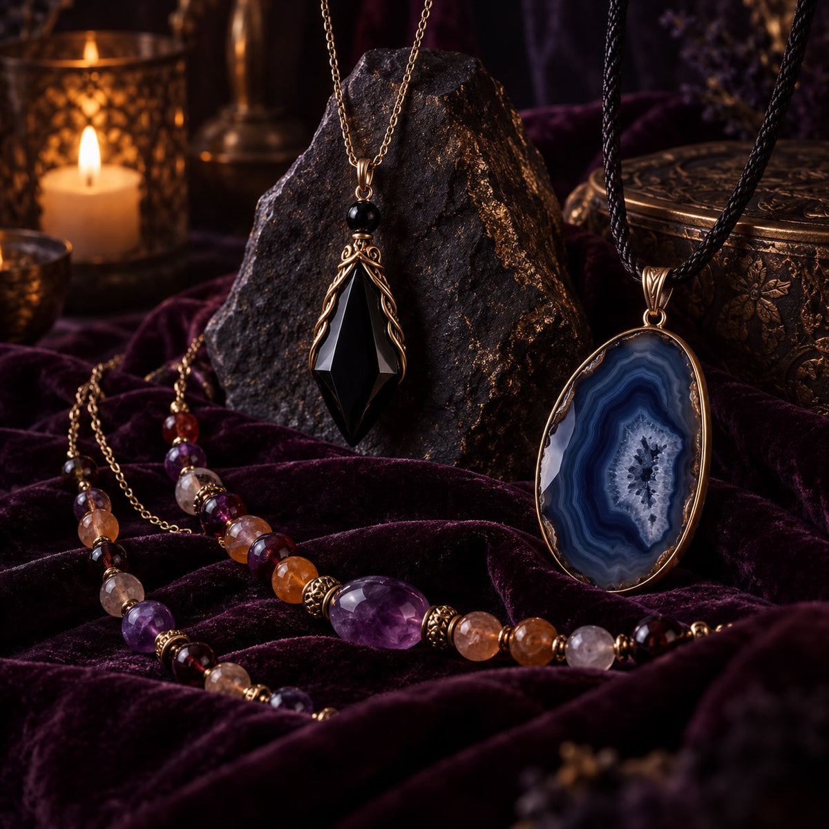 Crystal Pendants & Necklaces