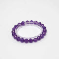 Natural Amethyst Bead Bracelet | Crystal Jewelry for Spiritual Growth | Calmness | Protection | Emotional