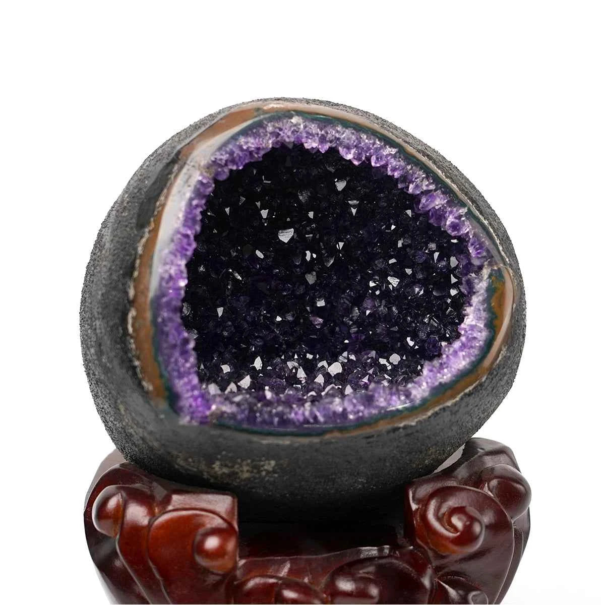 Natural Amethyst Geode Cluster | for Spiritual Growth | Calmness | Protective Energy