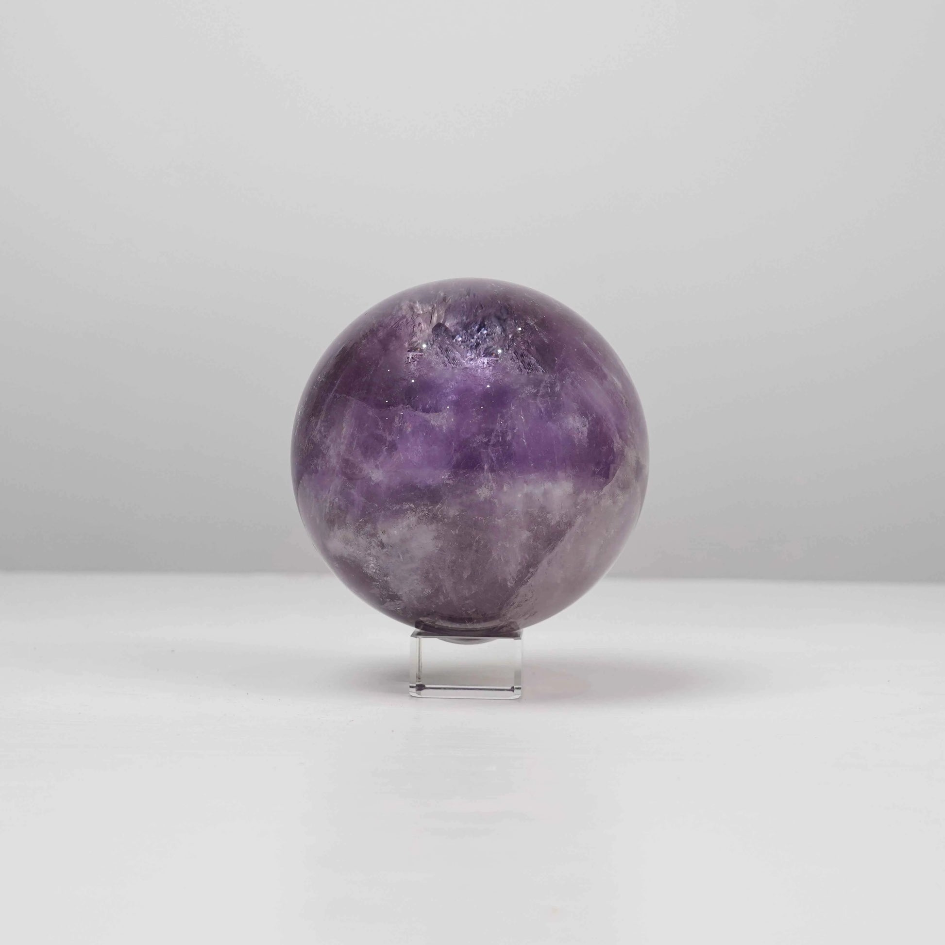 Amethyst Sphere: Boost Crown Chakra & Peace