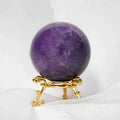 Amethyst Sphere: Boost Crown Chakra & Peace