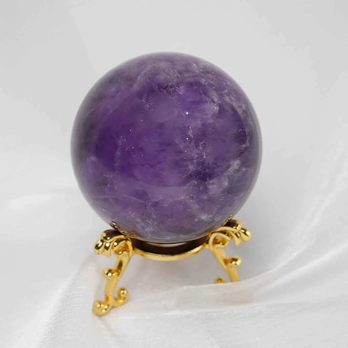 Amethyst Sphere: Boost Crown Chakra & Peace