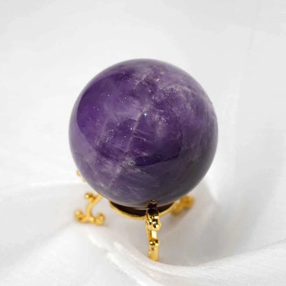 Amethyst Sphere: Boost Crown Chakra & Peace