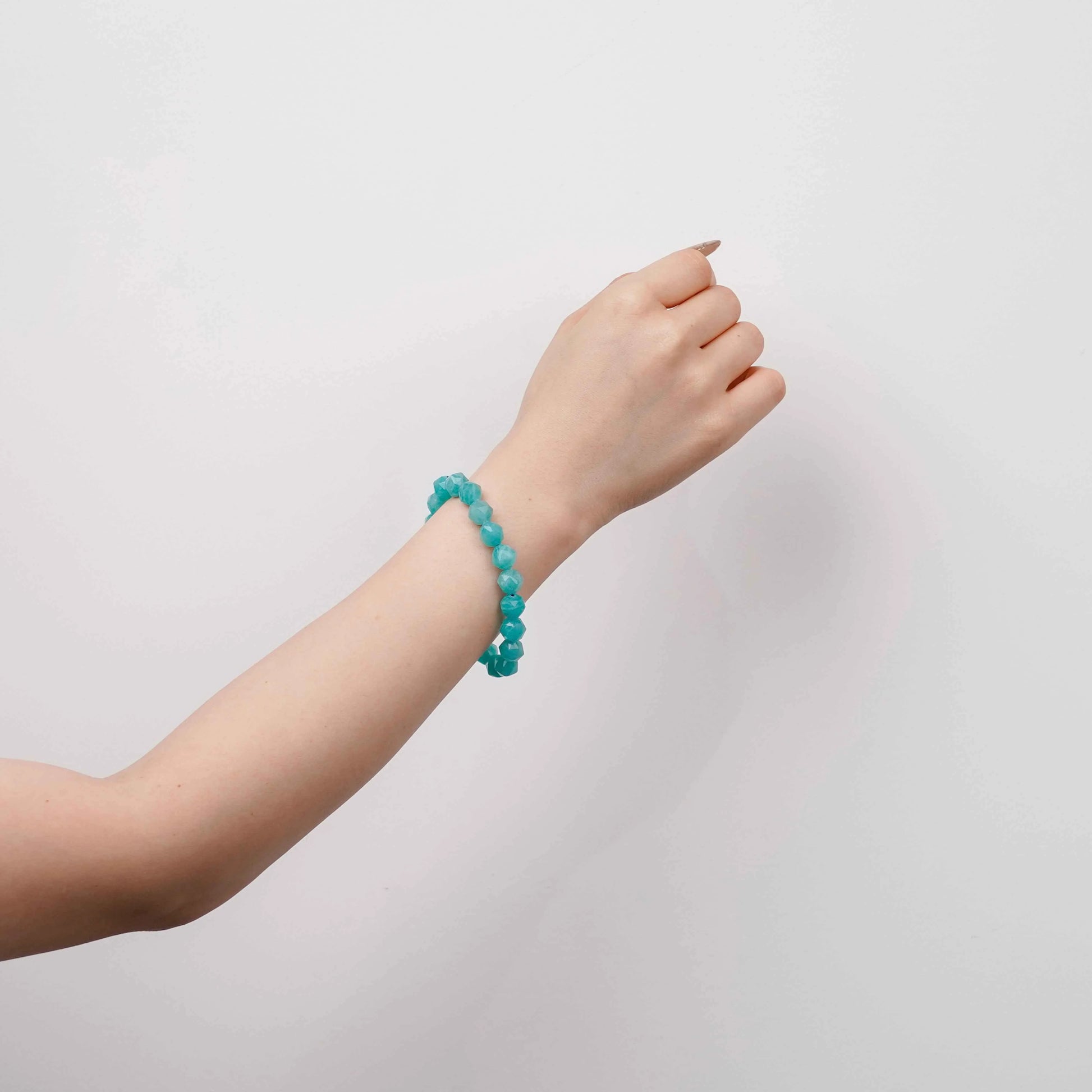 Natural Aquamarine Bracelet  | for Confidence | Courage | Calm in Challenging Situations