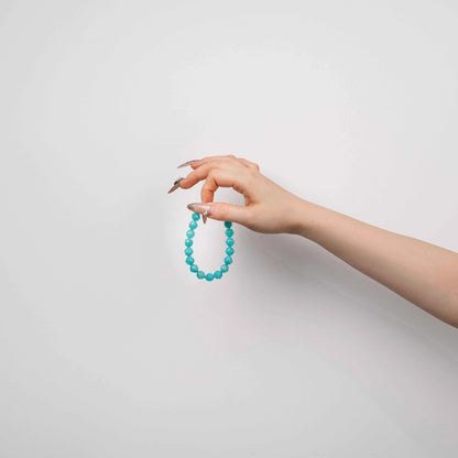 Natural Aquamarine Bracelet  | for Confidence | Courage | Calm in Challenging Situations