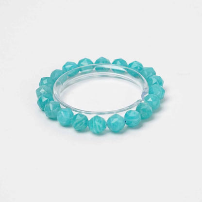 Natural Aquamarine Bracelet  | for Confidence | Courage | Calm in Challenging Situations
