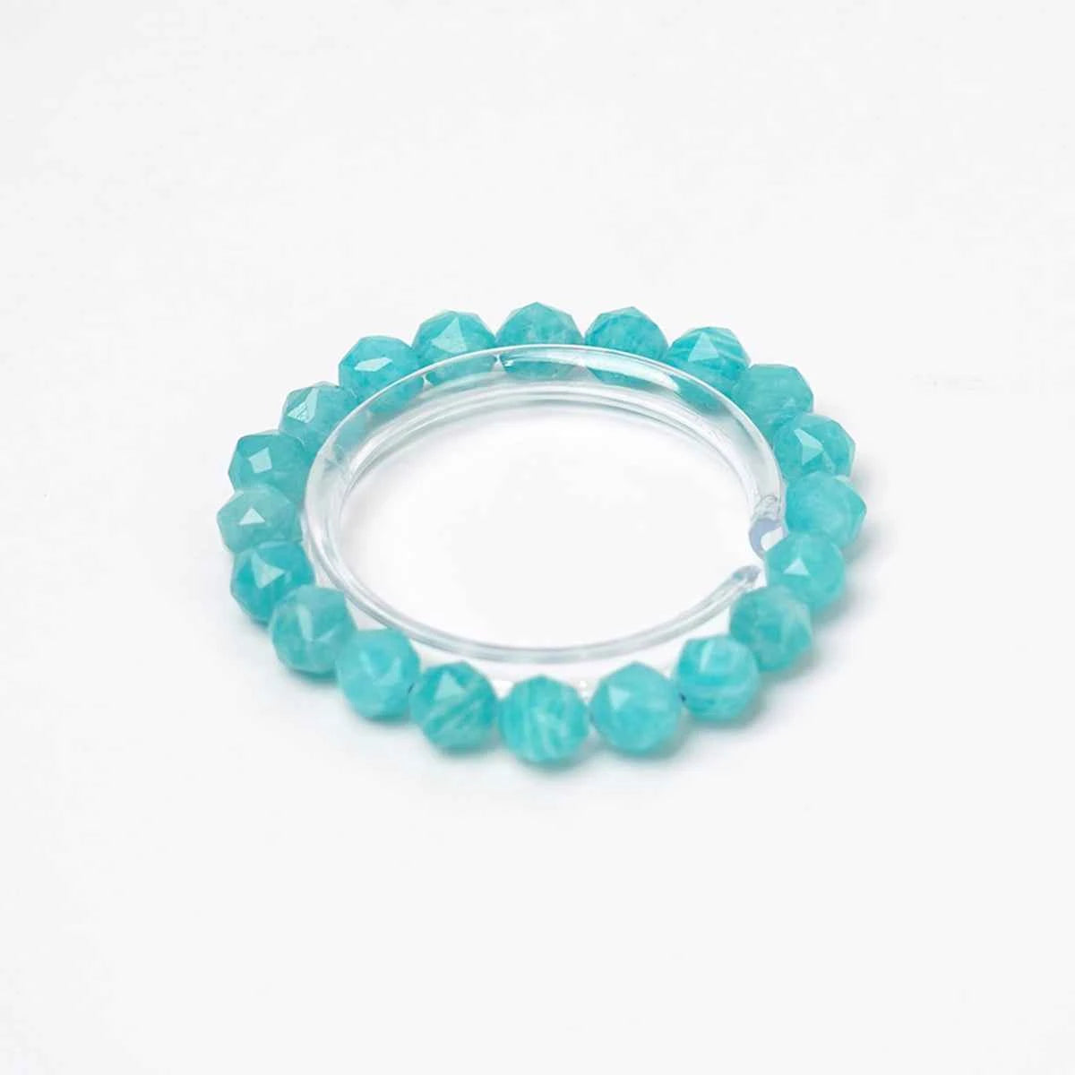 Natural Aquamarine Bracelet  | for Confidence | Courage | Calm in Challenging Situations