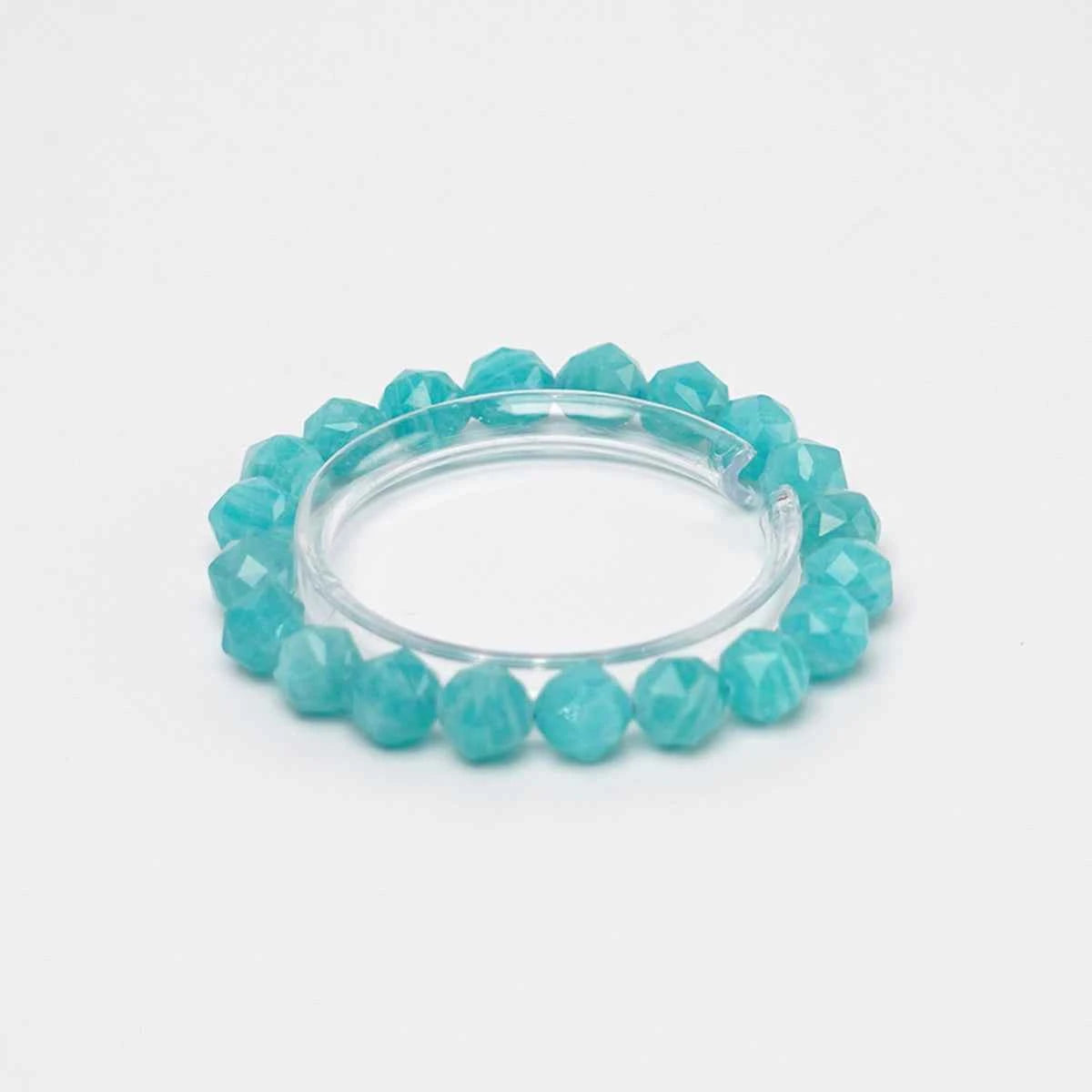 Natural Aquamarine Bracelet  | for Confidence | Courage | Calm in Challenging Situations