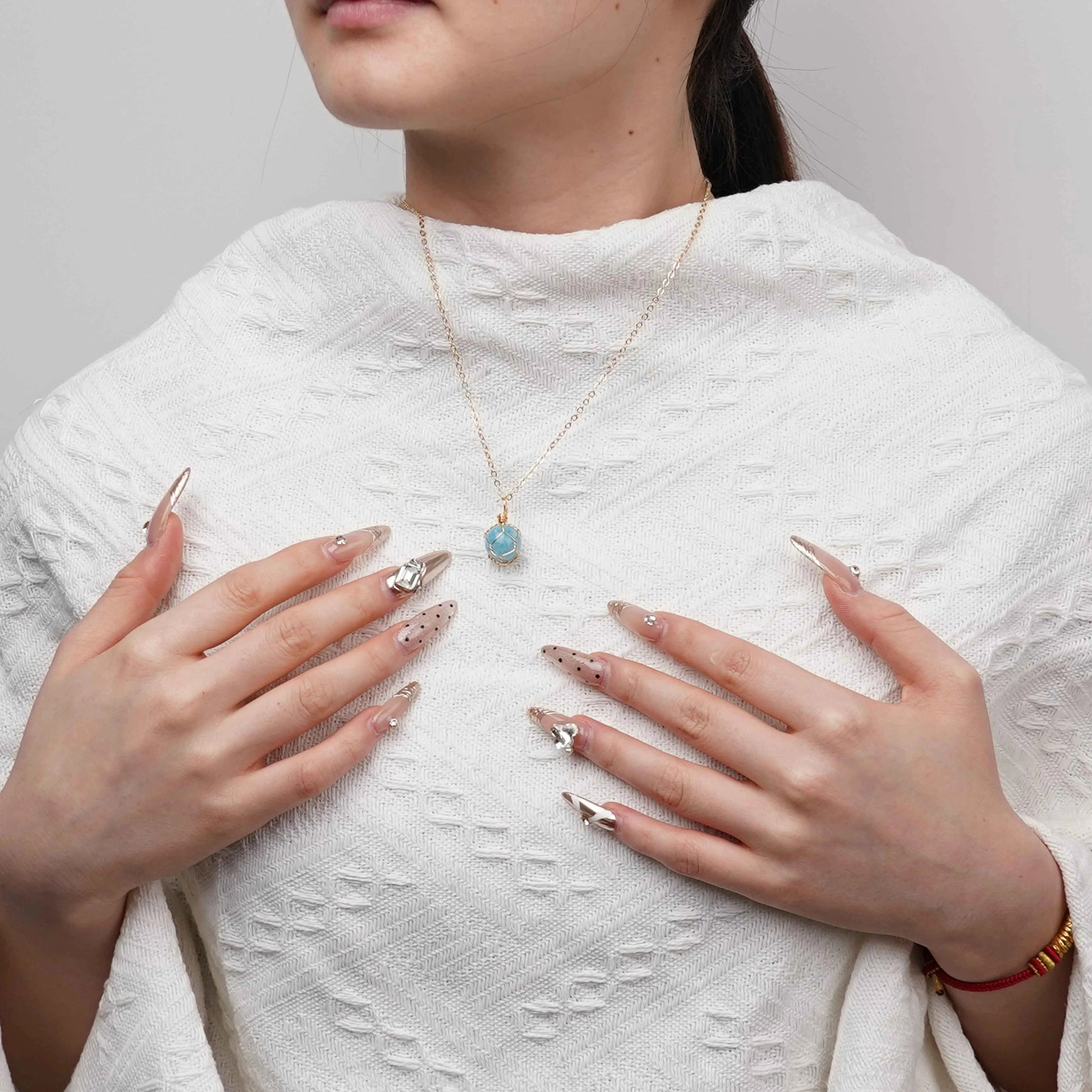 Blue Agate Crystal | Calming and Gentle