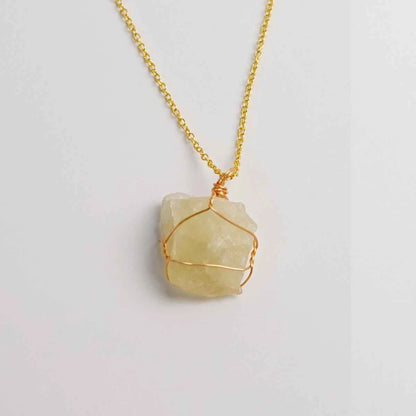 Citrine | Amethyst | Clear Quartz Necklace | Prosperity | Clarity | Amplification