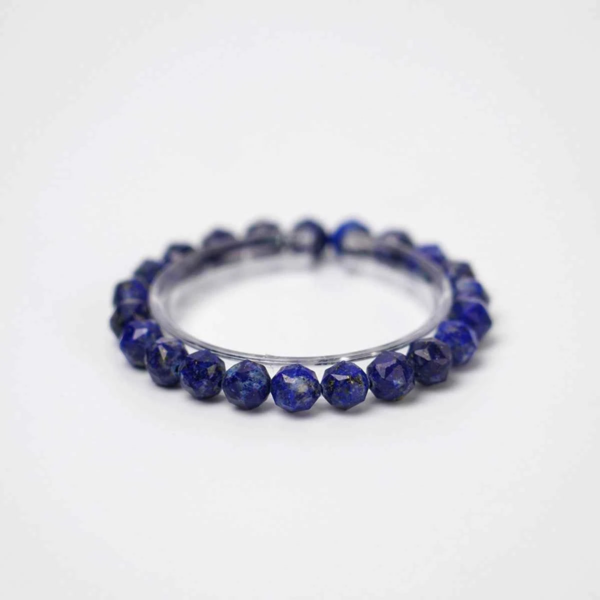 Natural Lapis Lazuli Beaded |  Stretch Bracelet for Mental Focus | Decision | Making & Inner Wisdom