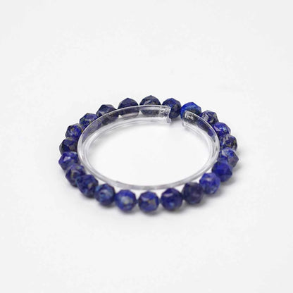 Natural Lapis Lazuli Beaded |  Stretch Bracelet for Mental Focus | Decision | Making & Inner Wisdom