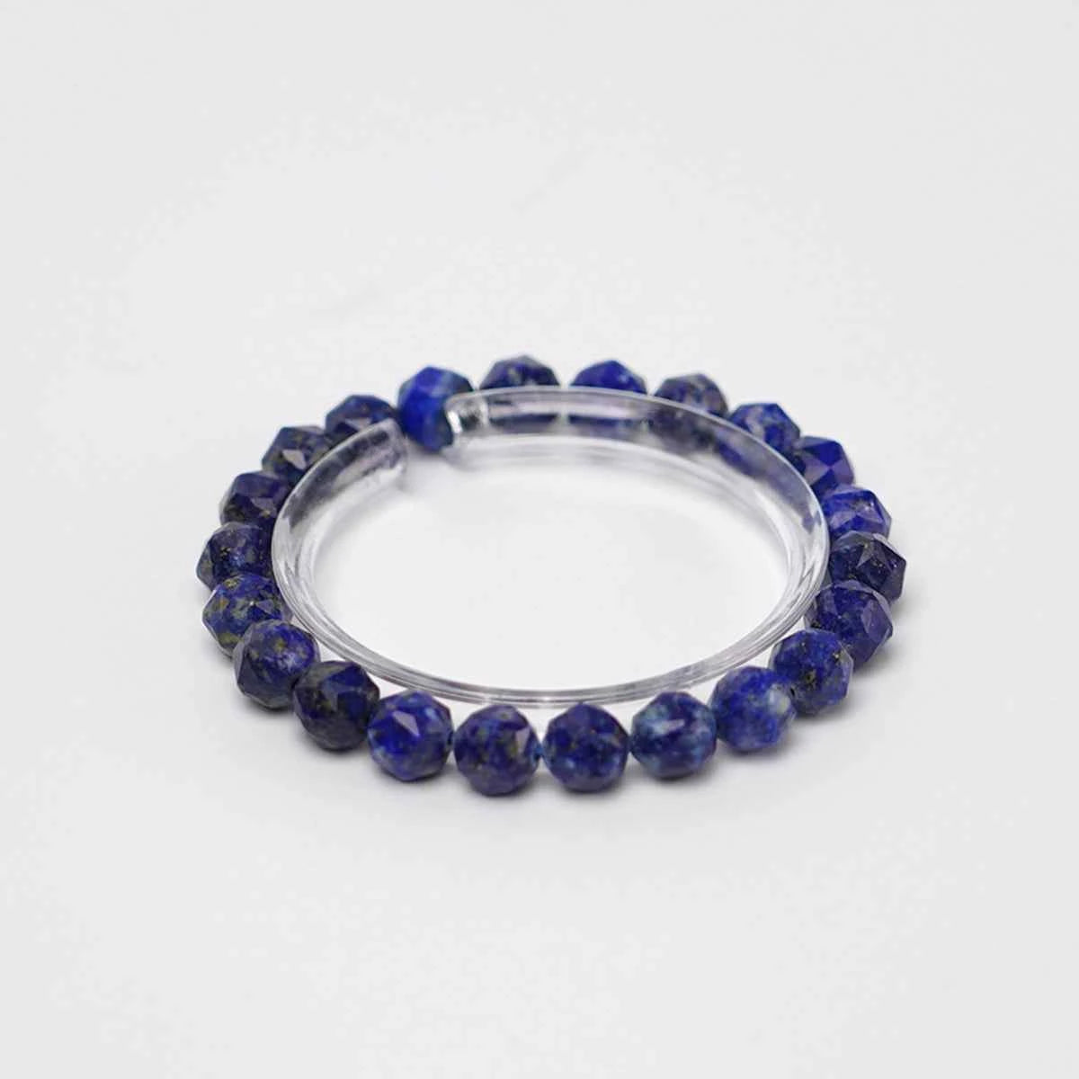 Natural Lapis Lazuli Beaded |  Stretch Bracelet for Mental Focus | Decision | Making & Inner Wisdom