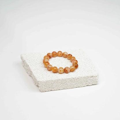 Golden Hematoid Quartz Bracelet | for Solar Plexus Energy Boost | Confidence | Vitality