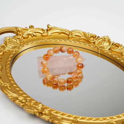 Golden Hematoid Quartz Bracelet | for Solar Plexus Energy Boost | Confidence | Vitality