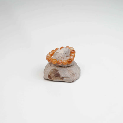 Golden Hematoid Quartz Bracelet | for Solar Plexus Energy Boost | Confidence | Vitality