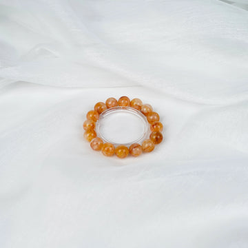Golden Hematoid Quartz Bracelet | for Solar Plexus Energy Boost | Confidence | Vitality