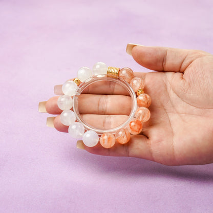 Fanta Quartz & Moonstone Charm Bracelet by Luananio – product detail 3