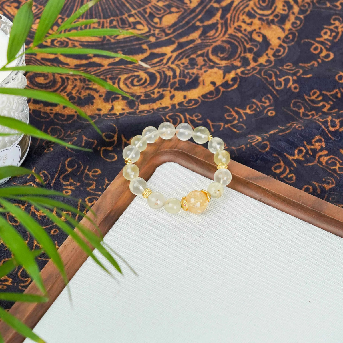 Lemon Quartz & Fanta Quartz Bracelet