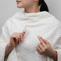 Howlite | Blue Sandstone Rock Necklace | Calm | Focus | Deep Focus