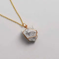 Howlite | Blue Sandstone Rock Necklace | Calm | Focus | Deep Focus