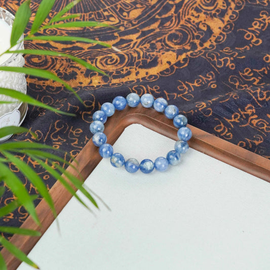 Kyanite "Starry Night" Crystal Piece - Natural Blue Veins, Meditation & Aura Cleansing