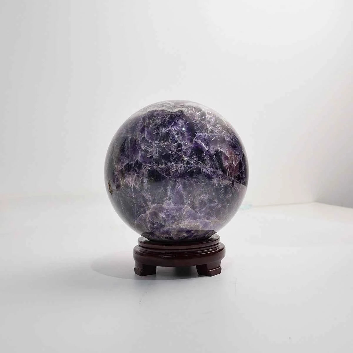Big natural Dreamy Amethyst Quartz Sphere Crystal Ball Healing