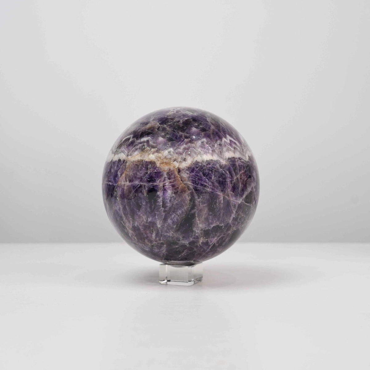 Big natural Dreamy Amethyst Quartz Sphere Crystal Ball Healing