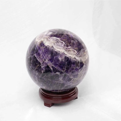 Big natural Dreamy Amethyst Quartz Sphere Crystal Ball Healing