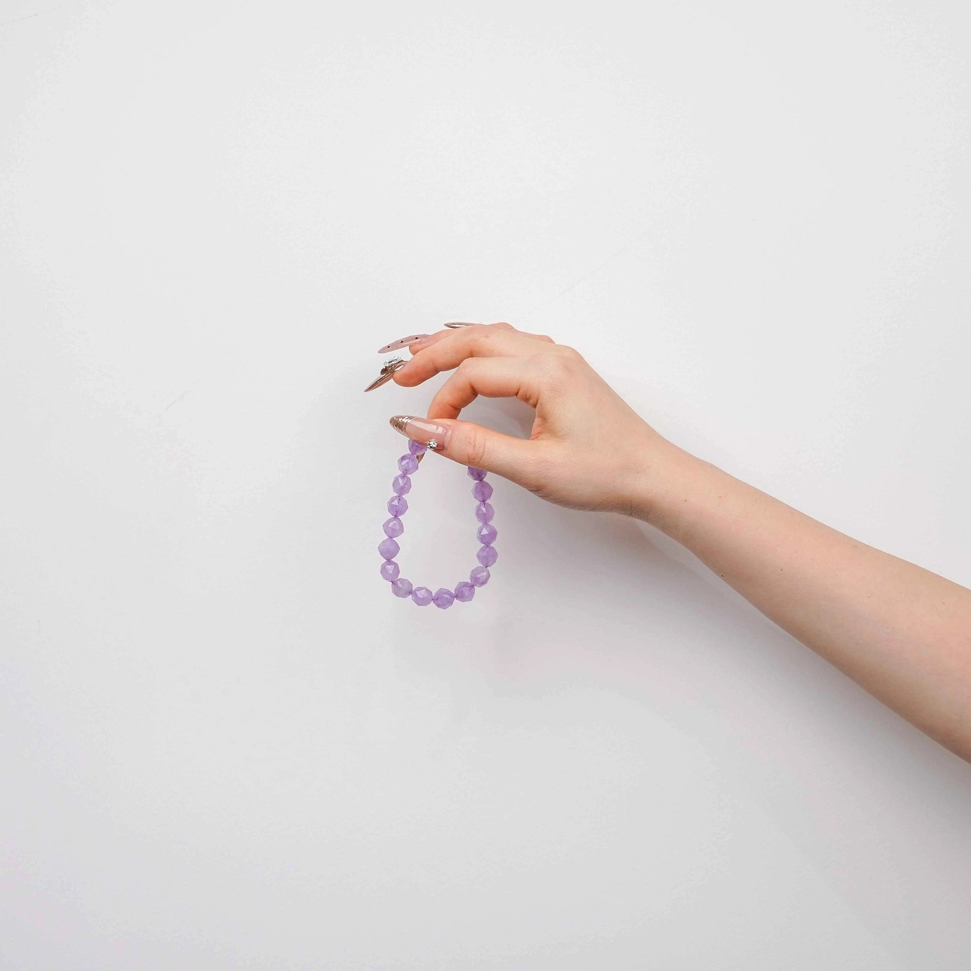 Natural Lavender Amethyst Bracelet | for Relaxation | Restful Sleep & Calming Energy