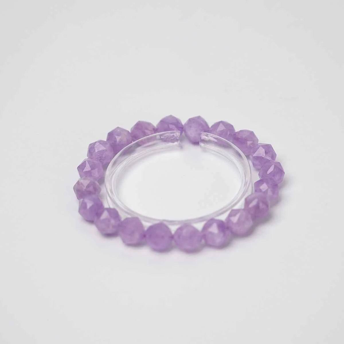 Natural Lavender Amethyst Bracelet | for Relaxation | Restful Sleep & Calming Energy
