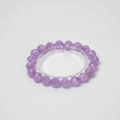 Natural Lavender Amethyst Bracelet | for Relaxation | Restful Sleep & Calming Energy