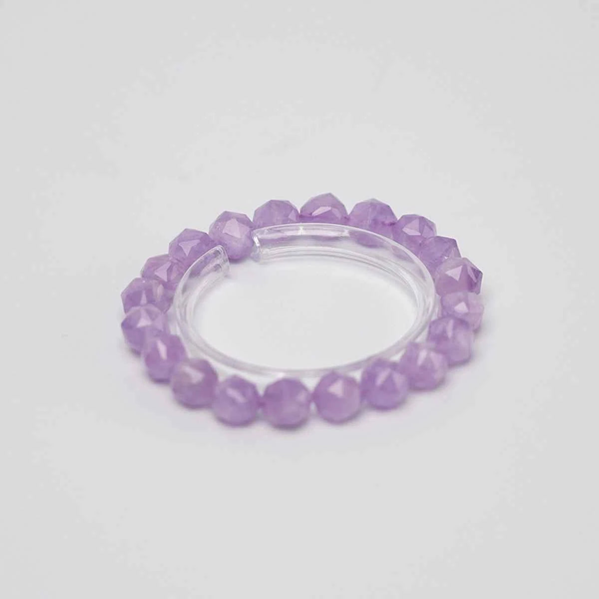 Natural Lavender Amethyst Bracelet | for Relaxation | Restful Sleep & Calming Energy