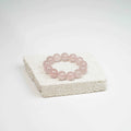 Premium Mozambique Rose Quartz Bracelet | for Love | Emotional Healing | Hear | Centered Energy