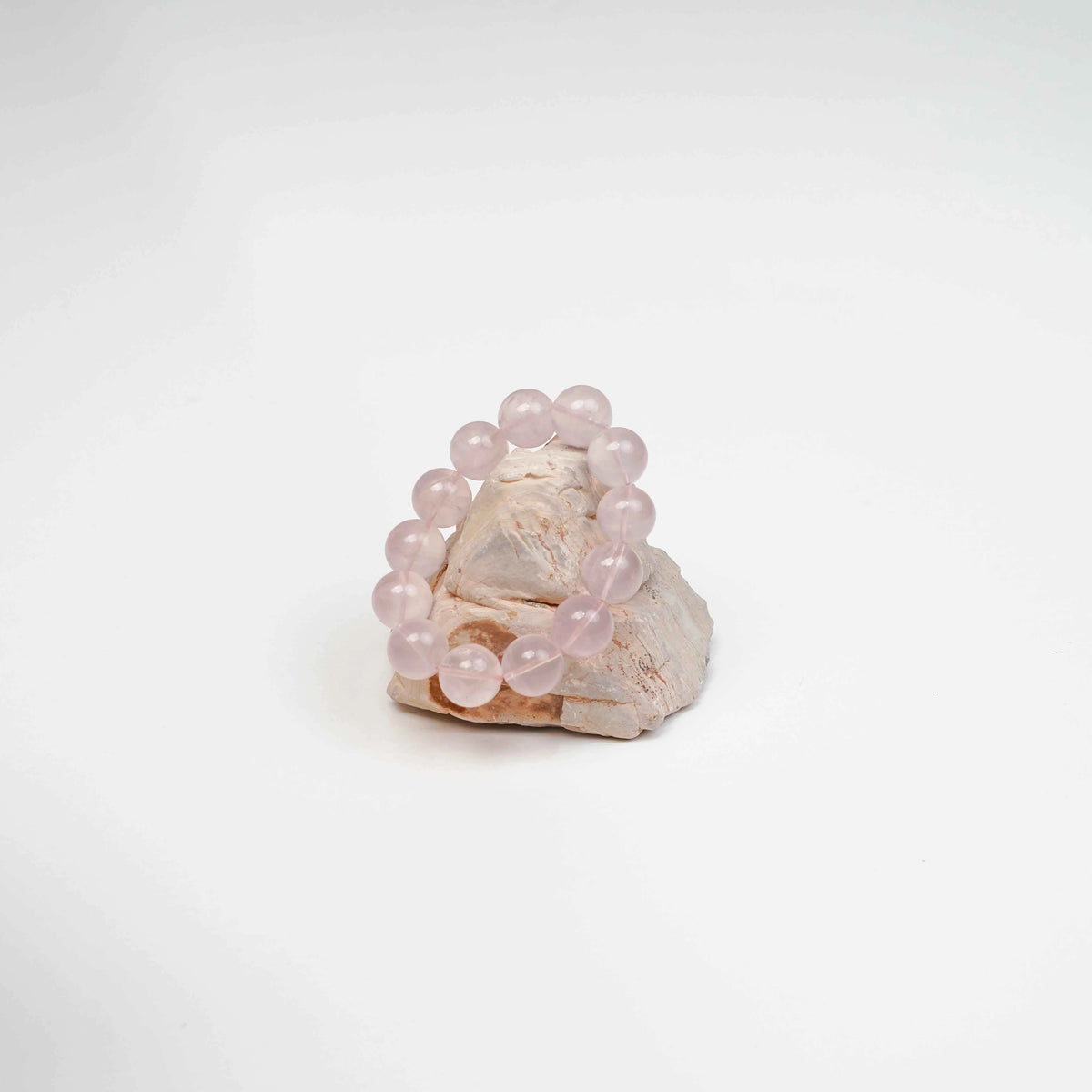 Premium Mozambique Rose Quartz Bracelet | for Love | Emotional Healing | Hear | Centered Energy