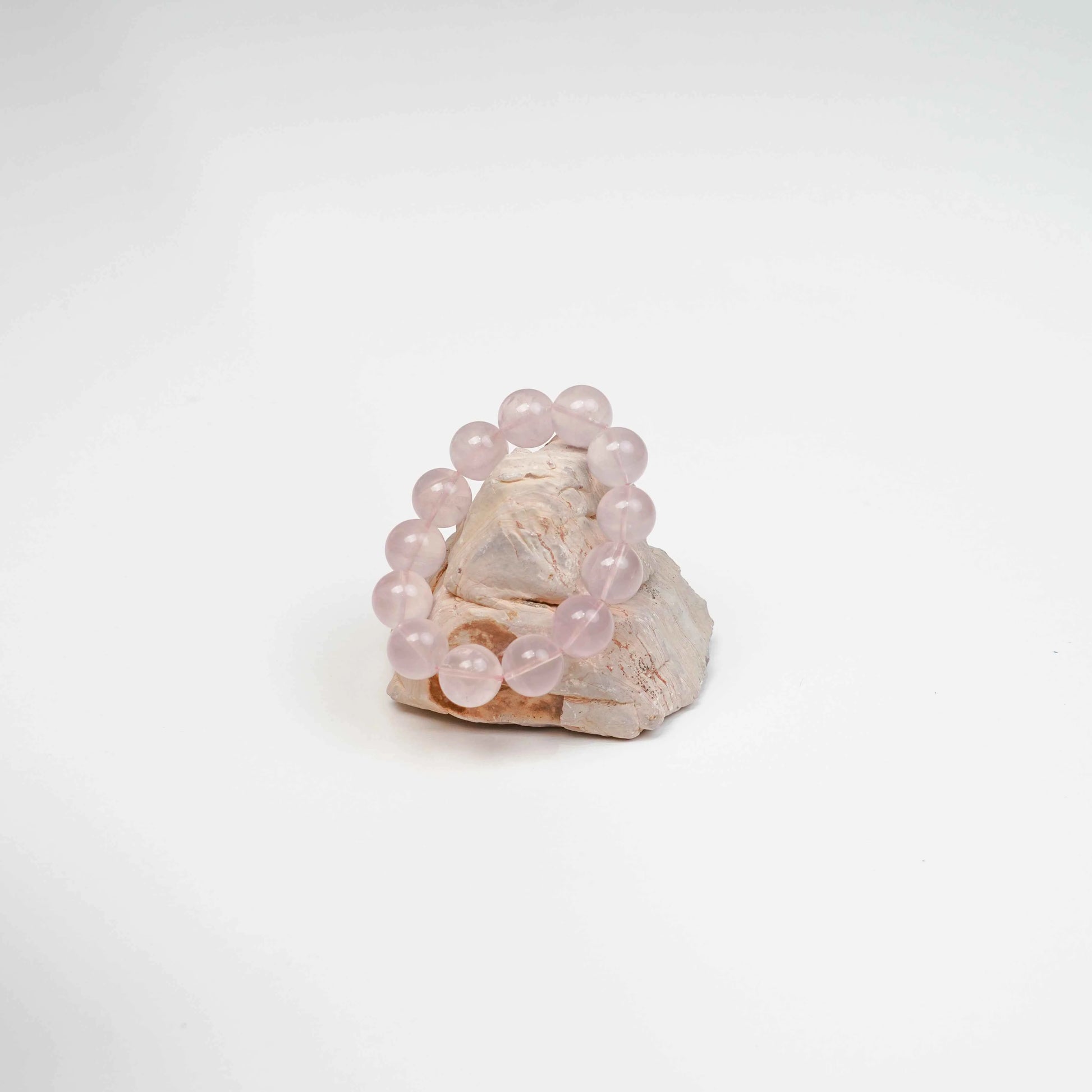 Premium Mozambique Rose Quartz Bracelet | for Love | Emotional Healing | Hear | Centered Energy