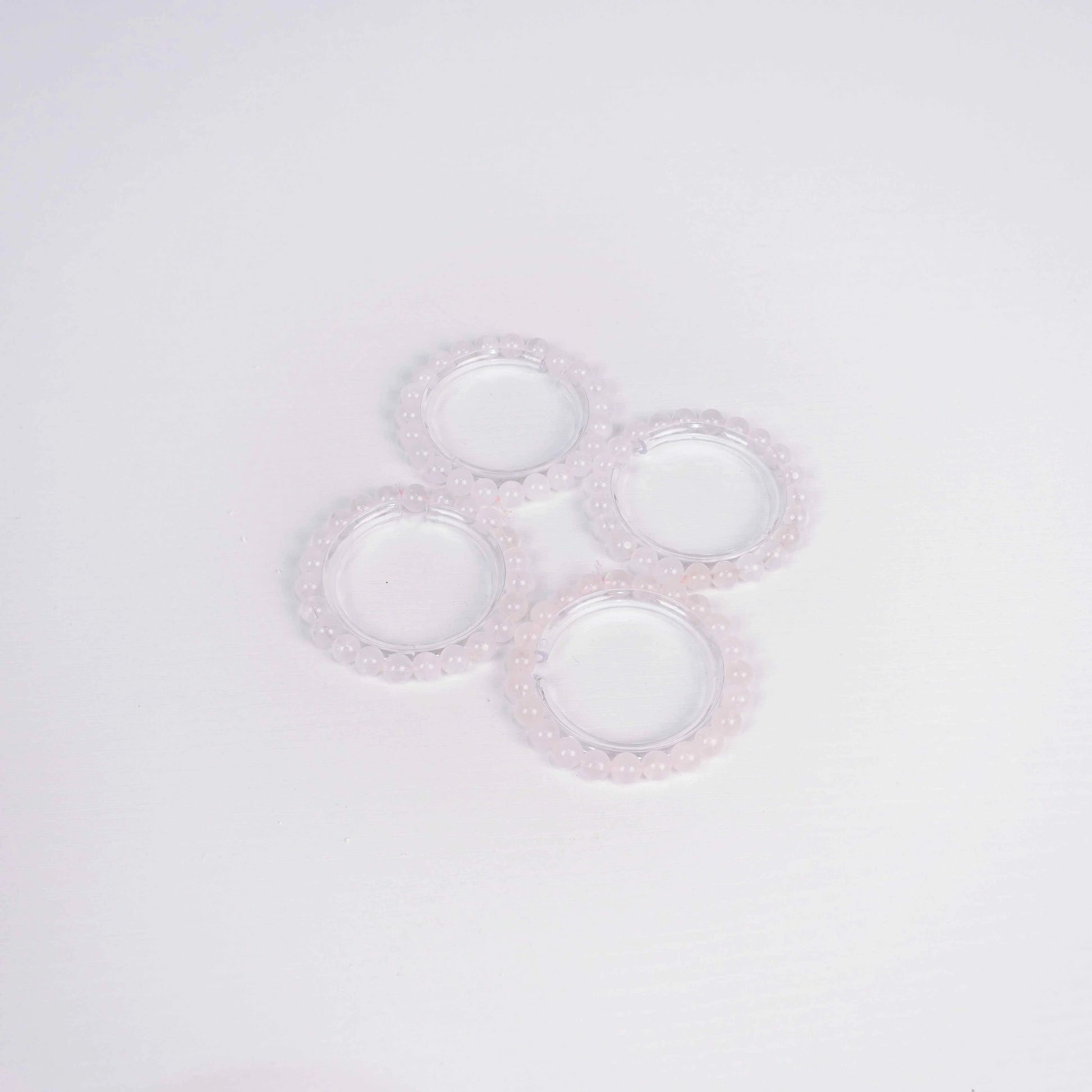 Mozambique Rose Quartz Bracelet | Natural Crystal Beads for Love