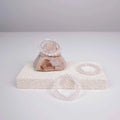 Mozambique Rose Quartz Bracelet | Natural Crystal Beads for Love