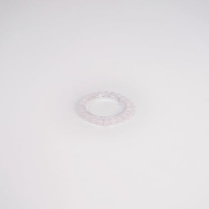 Mozambique Rose Quartz Bead Bracelet by Luananio – product detail 3