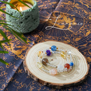 Multi-Crystal "Treasure" Bracelet for Wealth & Abundance - Lucky Gemstone Mix