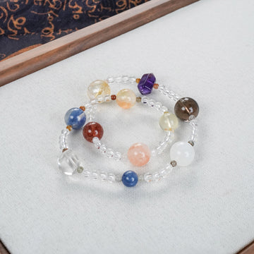 Multi-Crystal "Treasure" Bracelet for Wealth & Abundance - Lucky Gemstone Mix