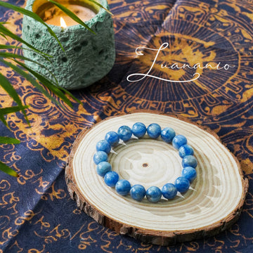 Kyanite "Starry Night" Crystal Piece - Natural Blue Veins, Meditation & Aura Cleansing