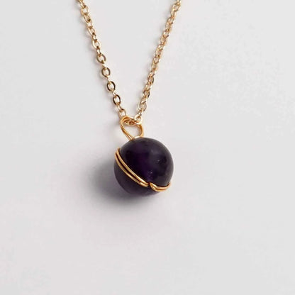 Purple Agate & Tiger Eye| Enhances Spiritual Growth | Encourages Brave Action