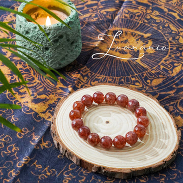 Red Phantom Quartz Crystal - Grounding, Vitality & Past-Life Healing