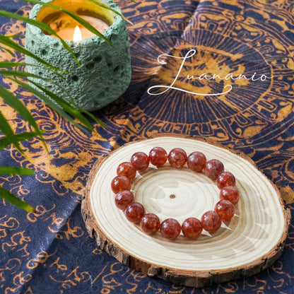 Red Phantom Quartz Crystal by Luananio – product view