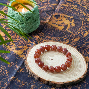 Red Phantom Quartz Crystal - Grounding, Vitality & Past-Life Healing