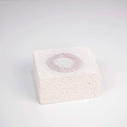 Rose Quartz Bracelet 7mm | Natural Crystal Beads for Love & Harmony